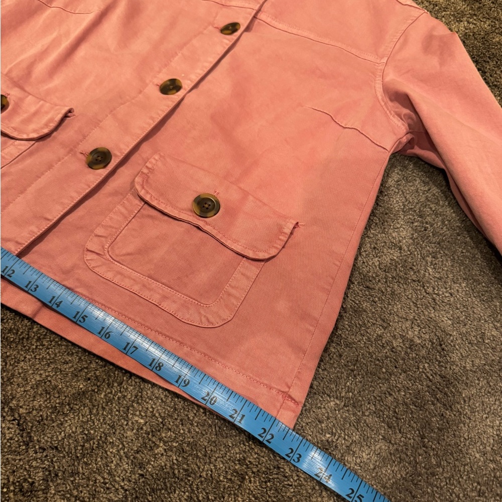 Boden Dusty Pink Jacket with Collar and Relaxed Fit - NWOT - Picture 10 of 16
